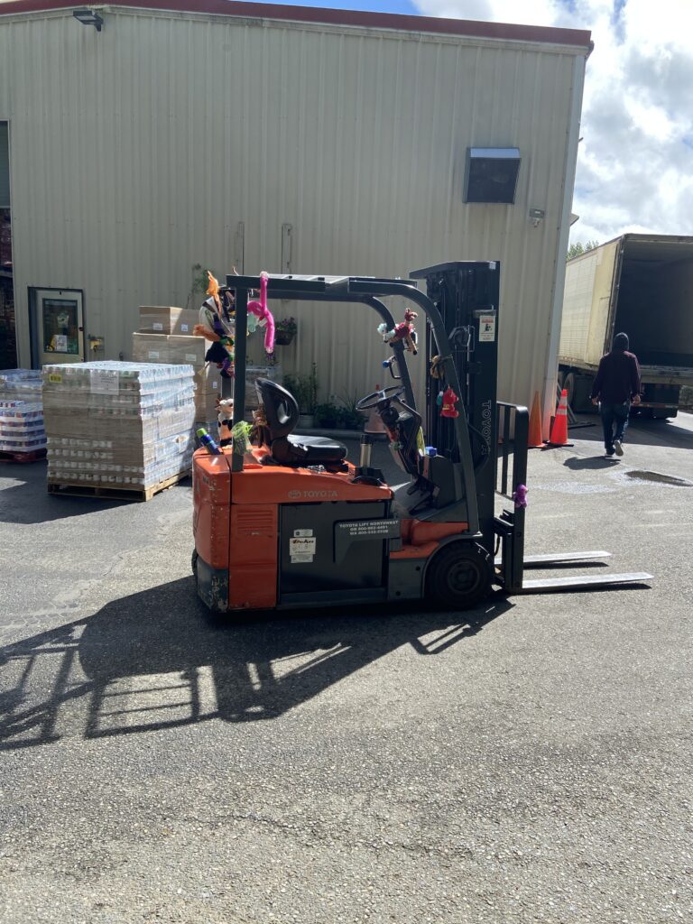 CK Food Bank Forklift